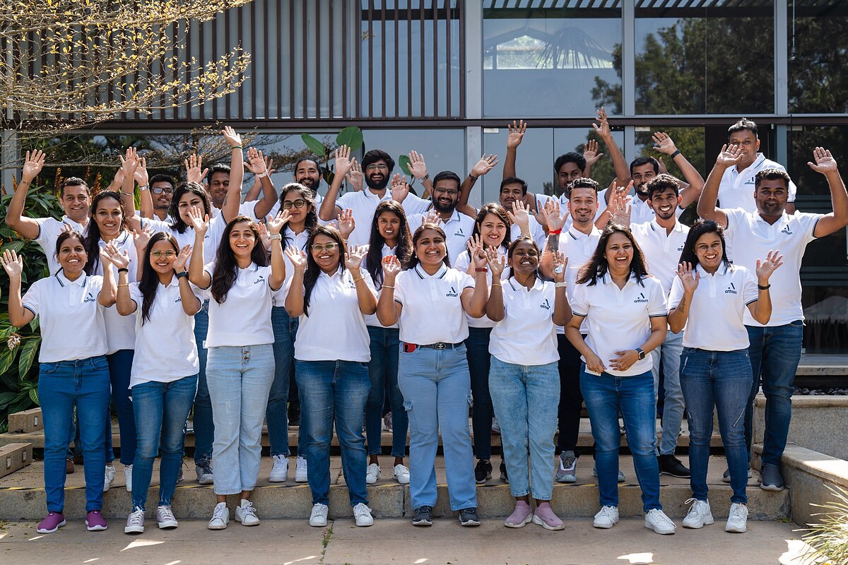 Attain team at the office